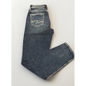 Silver Jeans Avery Skinny Women's W26 L27 Dark Wash Stretch Denim
